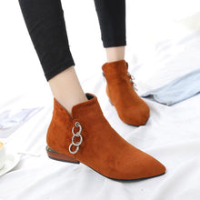 ankle boots brown boots silver cut heel edgability model view