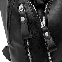 black backpack jacket backpack edgability detail view