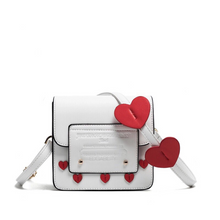 hearts studded bag sling bag edgability front view