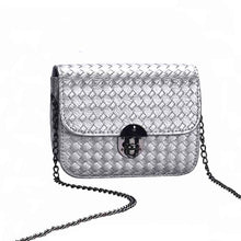 woven purse silver bag edgability