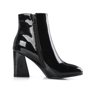 patent leather boots black boots ankle boots edgability inner view