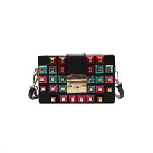 studded bag black bag trunk bag edgability