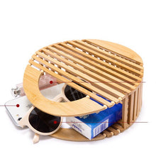 bamboo bag round bag box bag travel bag edgability top view