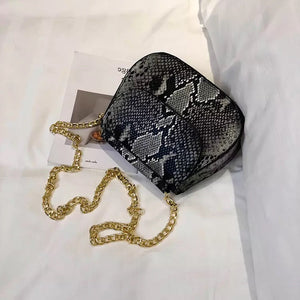 classy grey snakeskin black bag edgy fashion edgability top view