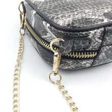 snakeskin bag trendy bag edgy fashion edgability detail view