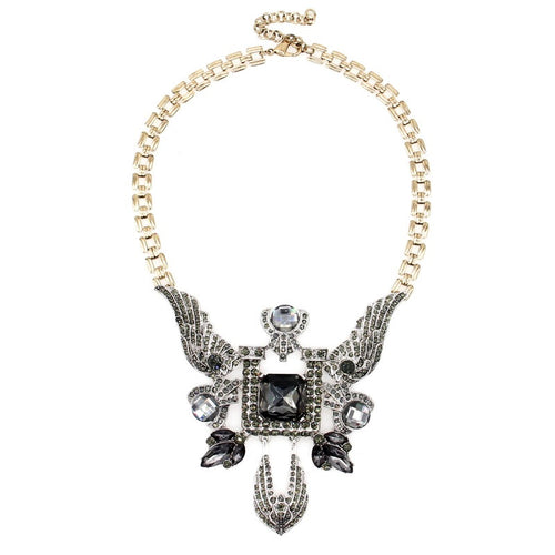 art deco jewelry statement necklace edgability