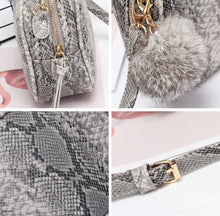 snakeskin bag sling bag crossbody bag edgability detail view