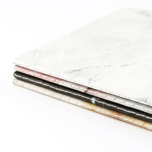 minerals notebooks set with texture patterns side view edgability