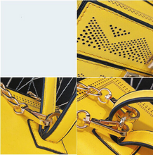 yellow bag box bag vintage bag edgability detail view