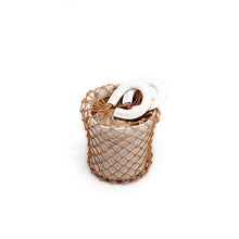 bucket bag basket drawstring bag edgability top view