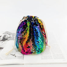 sequins bag bucket bag clear bag edgability detail view