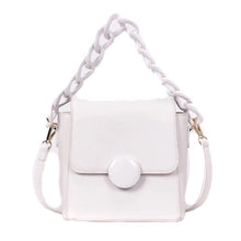 white bag clutch bag sling bag white strap edgability