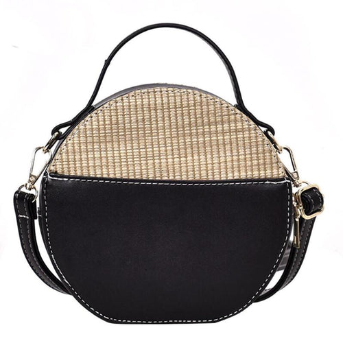 rattan bag black bag round bag edgability