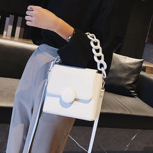 white bag clutch bag sling bag white strap edgability model view