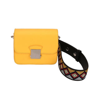 yellow purse online edgability front view