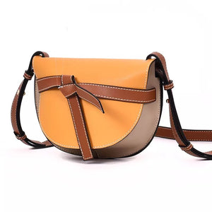 classy bag sling bag crossbody bag yellow bag edgability angle view