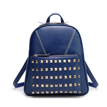 studded blue backpack edgability
