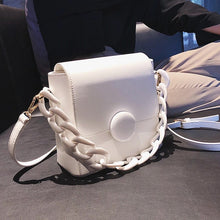 white bag clutch bag sling bag white strap edgability side view