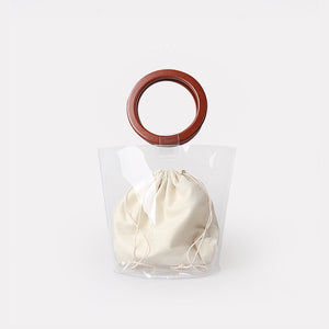 transparent bag bucket bag clear bag edgability