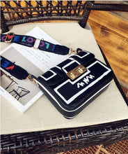 white on black sketch bag edgability top view