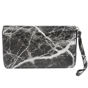 marble design trendy wallet black wallet edgability