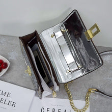 party silver sparkle handbag inside view edgability