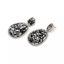 marble acetate statement earrings chic jewelry edgability top view