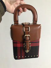 checkered studded bag box bag edgability model view