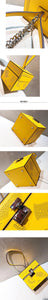 yellow bag box bag vintage bag edgability side view