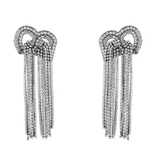 edgy statement jewelry rhinestones diamond earrings edgability front view