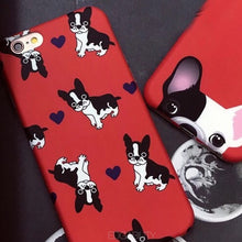 single pup multi pup red iphone case lower view edgability