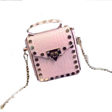 studded bag croc skin bag edgability