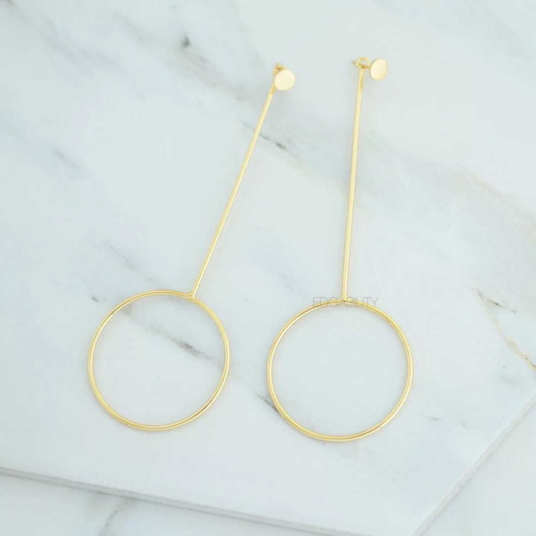 gold earrings drop earrings edgability