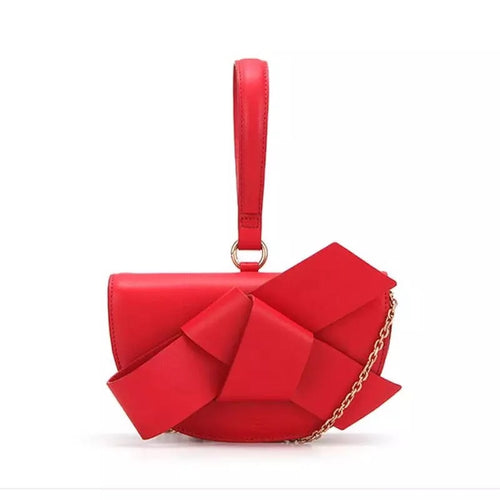 bow on red bag sling bag wristlet belt bag edgability