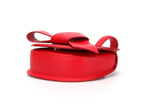 bow on red bag sling bag wristlet belt bag edgability bottom view