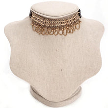 gold ethnic choker edgability model view 