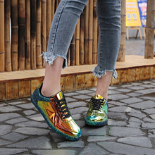 chrome metallic sneakers glitter trainers shoes edgability full view