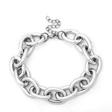 statement necklace silver chain choker edgability