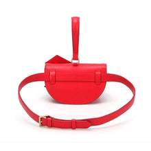 bow on red bag sling bag wristlet belt bag edgability back view