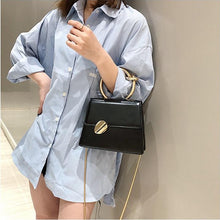 classy black bag formal bag edgy fashion edgability model view
