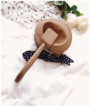 brown bag round bag mini bag clutch bag edgability top view