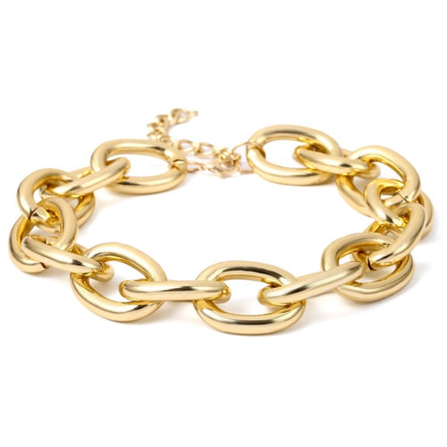 statement necklace gold chain choker edgability