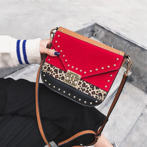 womens glam bag sling bag studded bag edgability front view
