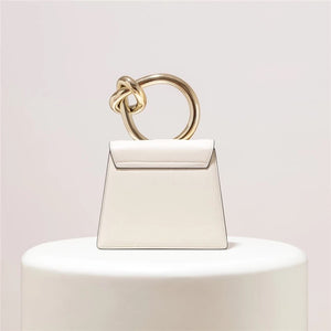 classy white bag formal bag edgy fashion edgability back view