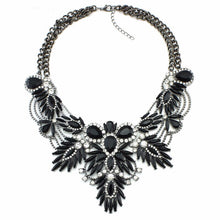 black necklace layered necklace edgability statement jewelry