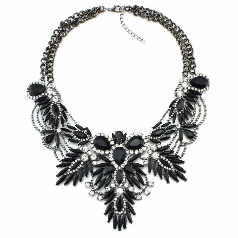 Yesira Black Necklace Shop Statement Jewelry Online Edgability