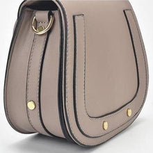 chic studded bag grey wristlet edgability side view