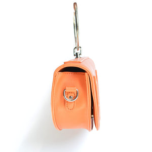 orange bag with hoop edgability side view